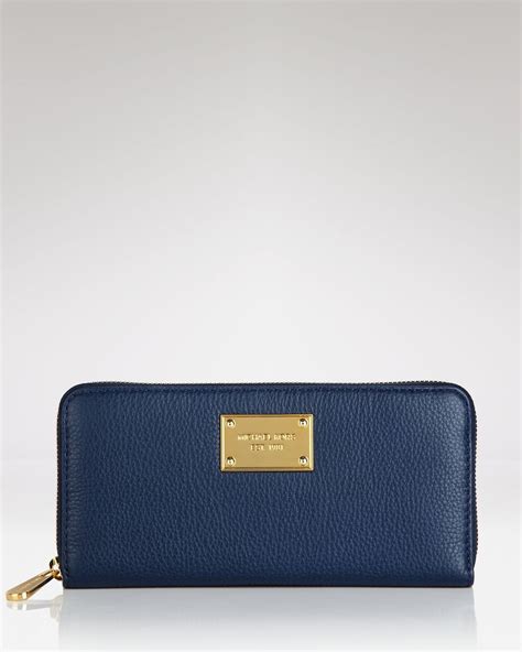 michael kors wallet light blue|michael kors navy blue wallet.